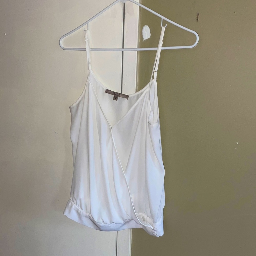 Guess white tank top!
